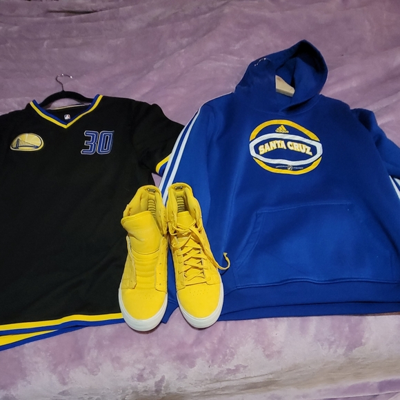 adidas Other - California Dreaming/Warriors Jersey Adidas Hoodie Supra Shoes